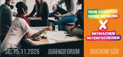 EEinladungskarte zum Jugendforum Bochum-Süd
